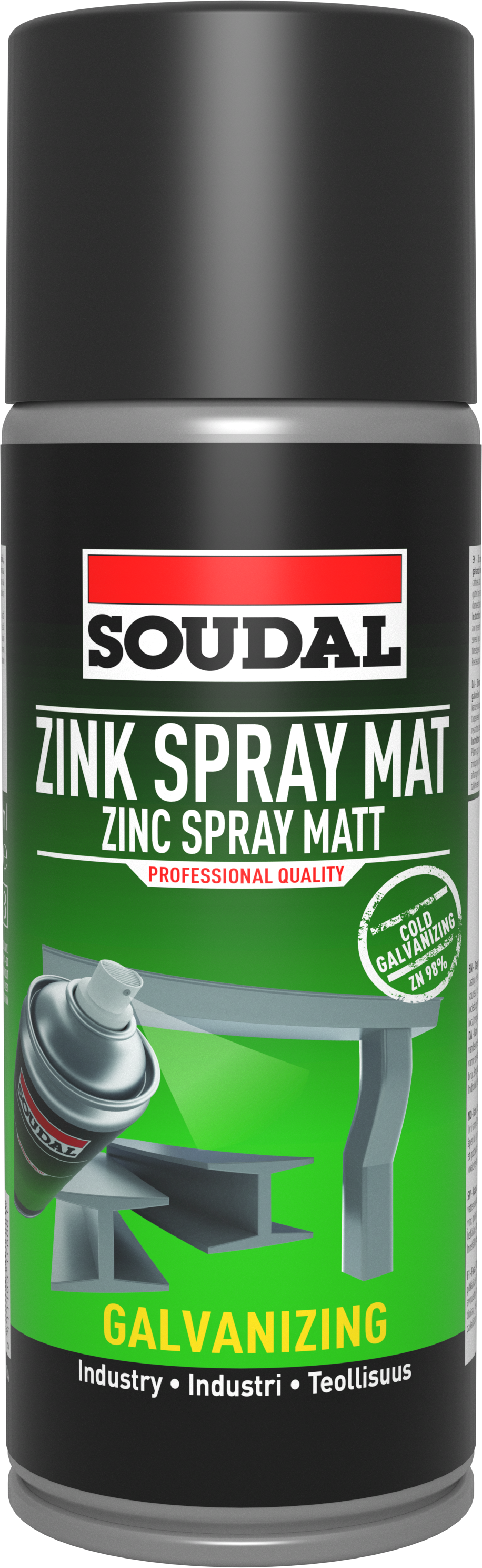 Zink Spray Mat - 400ml Produktbillede