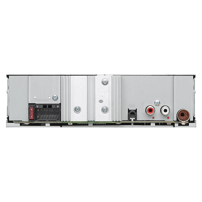 JVC KD-X282BT RDS tuner bagside med tilslutninger