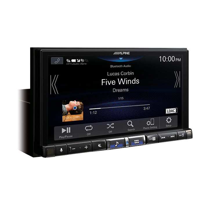 Alpine ILX-705D 2-DIN 7 tommer multimedieenhed med musikafspilning