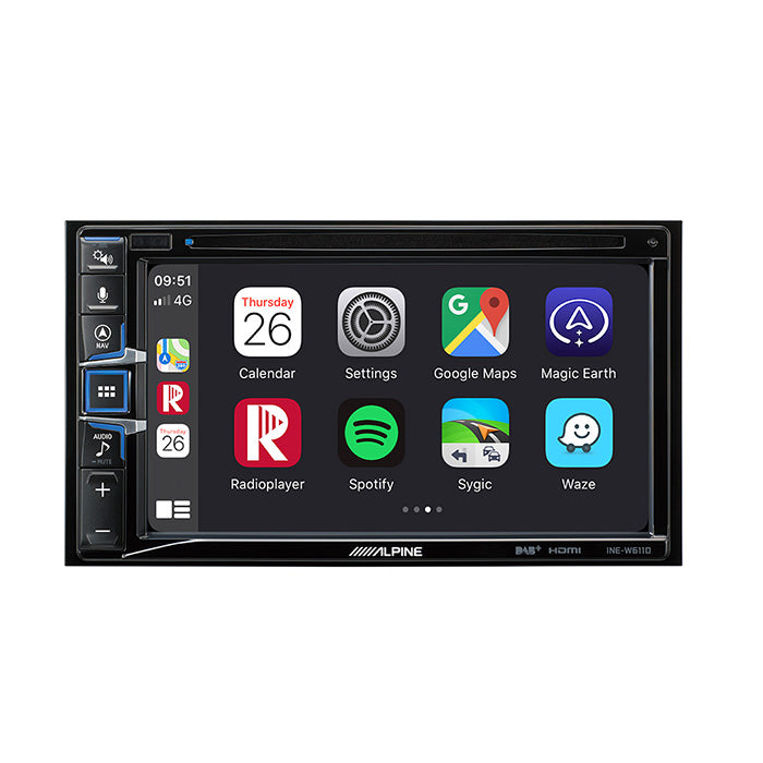Alpine INE-W611DU bundle til Fiat Ducato 3
