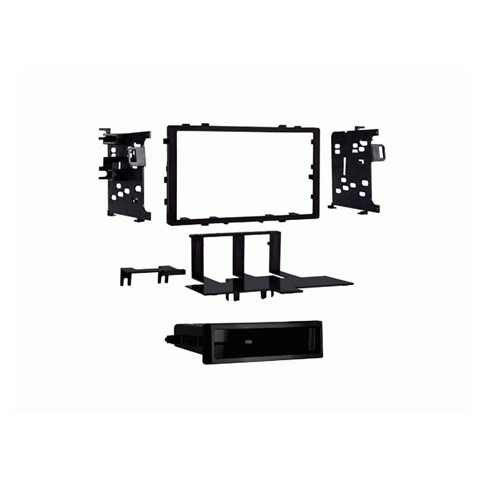 2-DIN radioramme m/lomme Acura/Honda/Isuzu sort