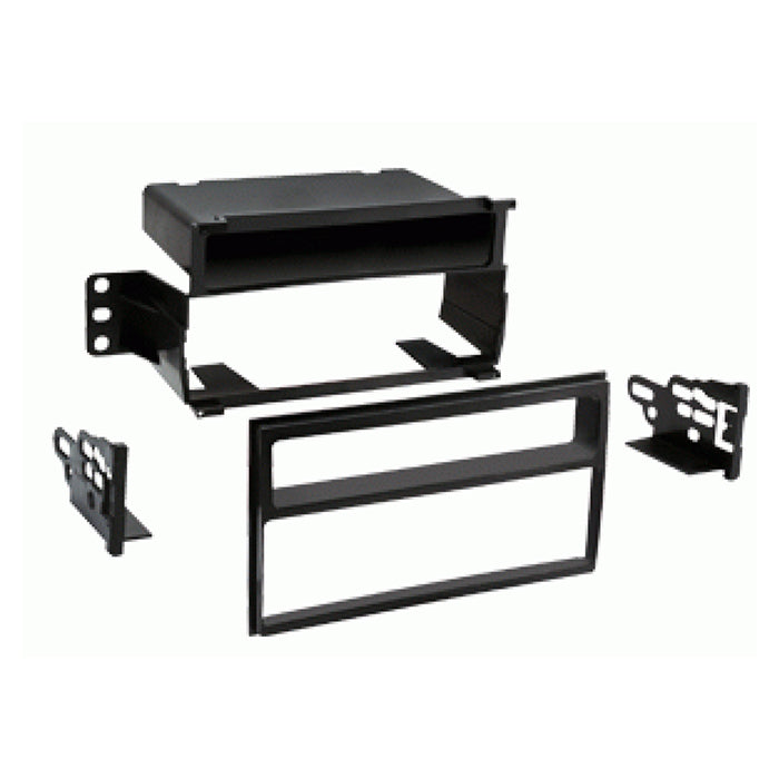 1-DIN radioramme m/lomme Nissan Juke/Tiida/Versa sort
