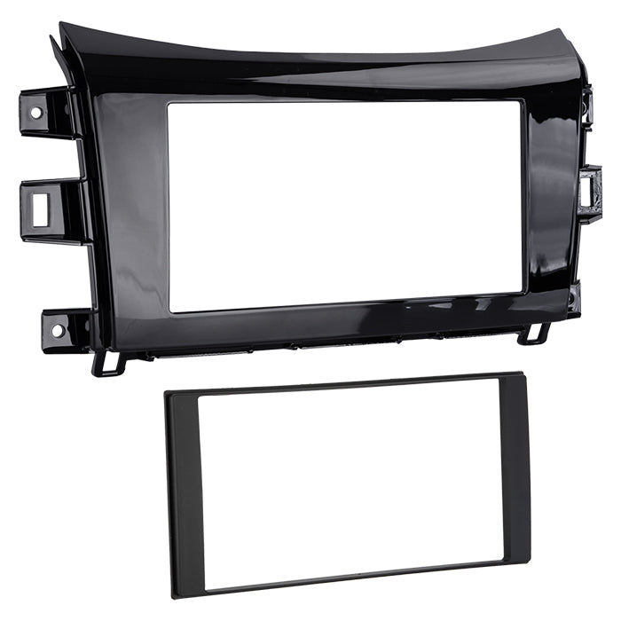 2-DIN radioramme Navara/Alaskan piano sort