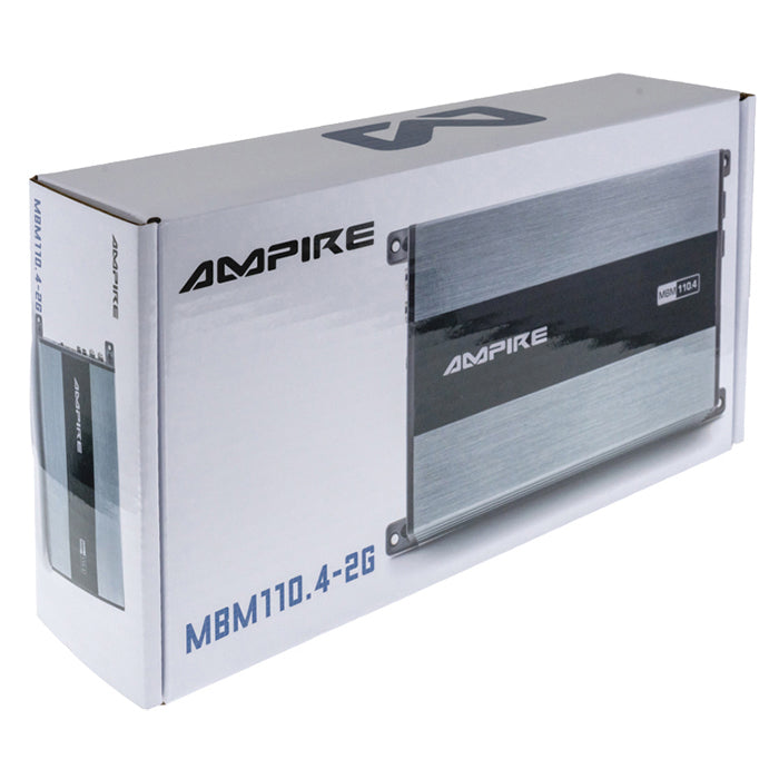 AMPIRE MBM110.4 4-kanals Class D Forstærker i kasse