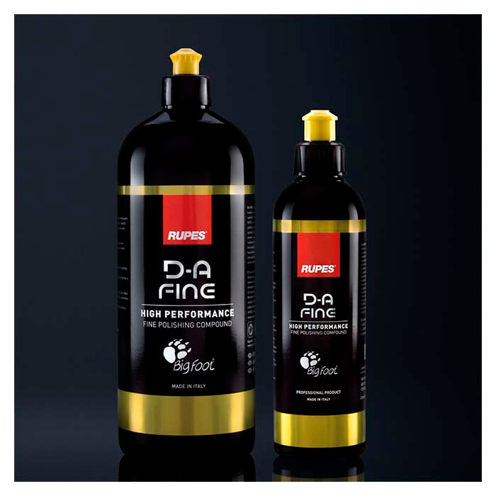 Rupes D-A Fine polermiddel 1 liter og mindre flaske