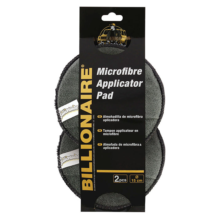 Billionaire mikrofiber applikatorpads 2 stk 15 cm til polermidler