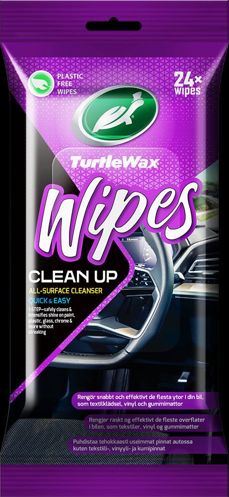 Clean-up Wipes Flatpack - 24stk