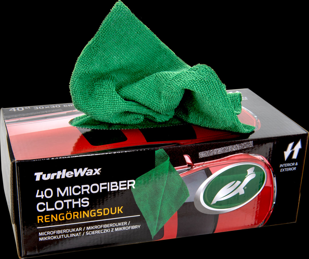 Mikrofiberklude, 40stk - 30x30cm