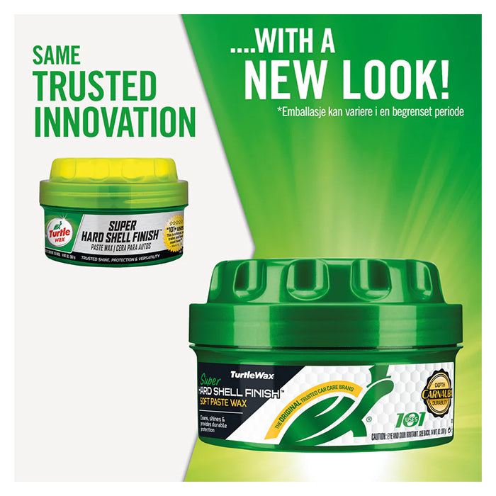 Turtle Wax Super Hard Shell Paste Wax ny emballage