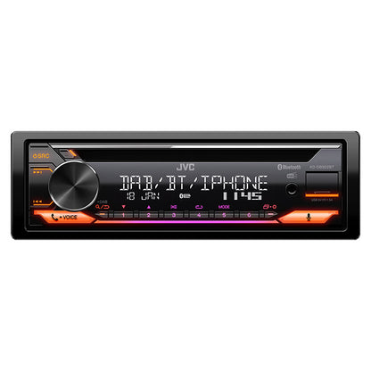 JVC KD-DB922BT bilradio med CD/RDS tuner og DAB+/DMB Bluetooth 4x50w