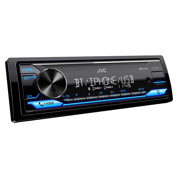 JVC KD-X382BT Bilradio med RDS tuner og Bluetooth 100mm produktbillede