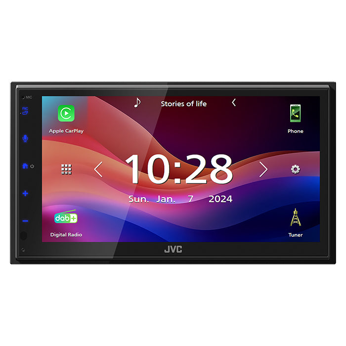 JVC KW-M695DBW Appradio Apple Carplay og Android Auto produktbillede
