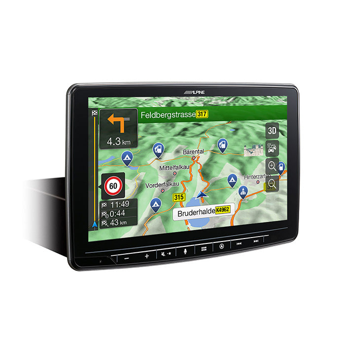 Alpine INE-F904DU Halo9 navi bundle til Fiat Ducato 3