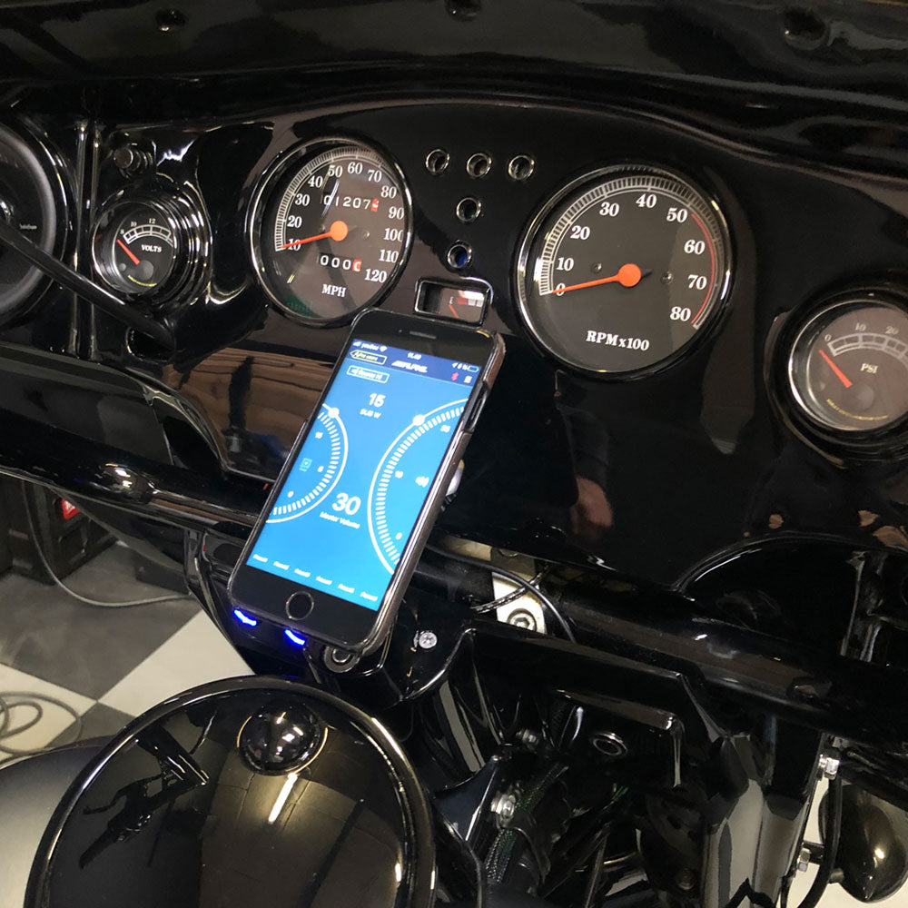 Alpine PWD-X5 DSP forstærker med subwoofer kontrolleret af smartphone app
