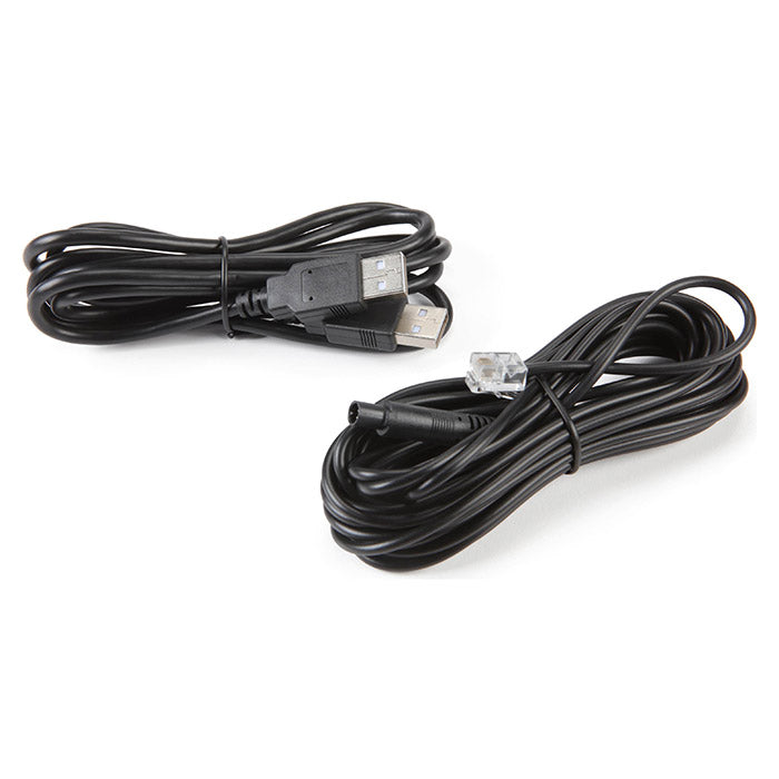 Alpine OPTIM8 8-kanals DSP forstærker tilbehør USB og RJ11 kabler