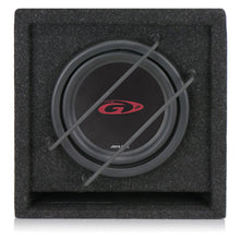 Alpine 8 tommer subwoofer basreflekssystem SBG-844BR i sort kabinet med gitter.