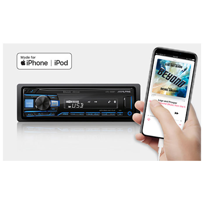 Alpine UTE-200BT tuner/ipod Bluetooth 2 line out