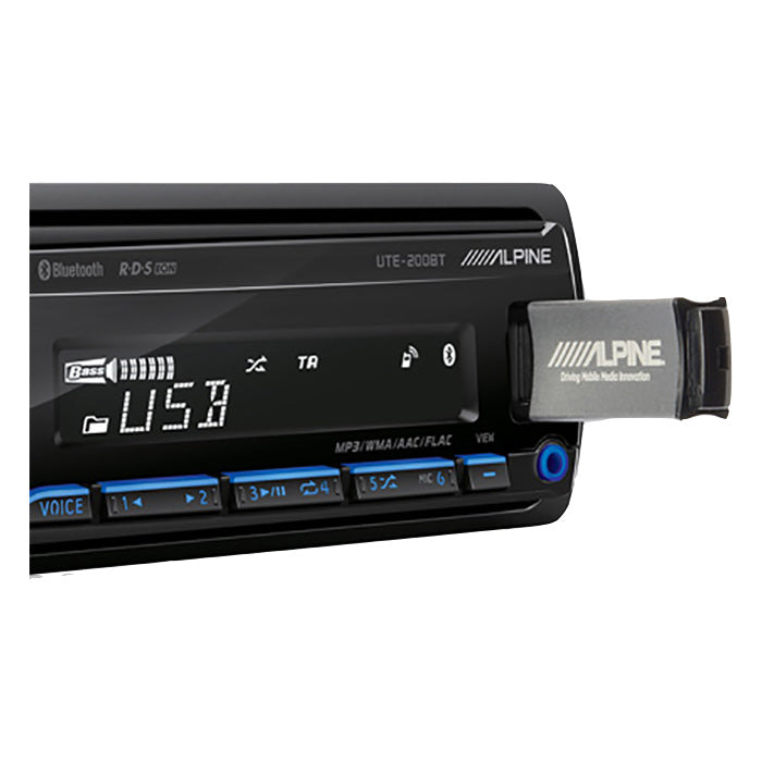 Alpine UTE-200BT tuner/ipod Bluetooth 2 line out