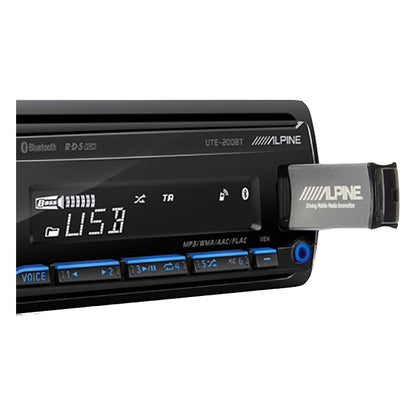 Alpine UTE-200BT tuner/ipod Bluetooth 2 line out