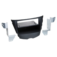 2-DIN radioramme m/lomme Hyundai Veloster 2011- sort