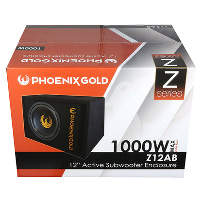 Phoenix Gold 12" aktiv Sub M. kabler & remote
