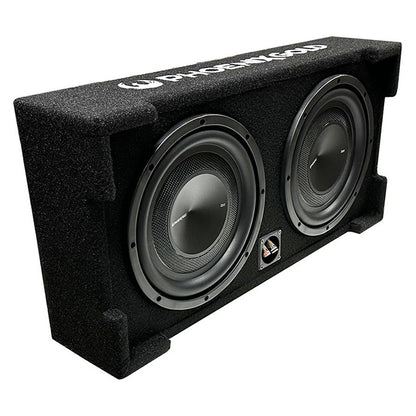 Phoenix Gold 2X10" 700W RMS 2Ohm passiv sub. box