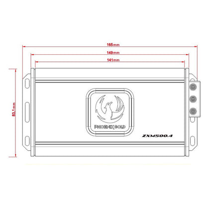 Phoenix Gold 1x500W CLASS-D "mini" monoblok