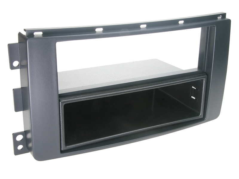 Radioramme 2-DIN smart for two 07-> sort