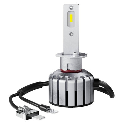 Osram Night Breaker H1-LED pære med ledninger på hvid baggrund