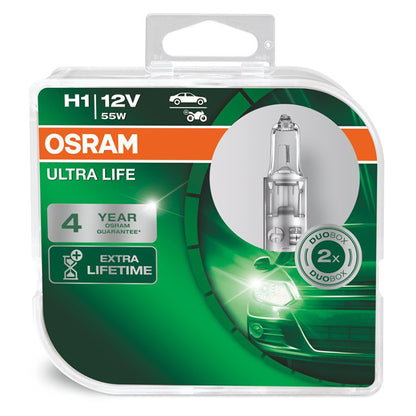Osram Ultra Life H1 12V - Sæt