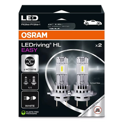 Osram LEDriving HL Easy H7/H18 - Sæt