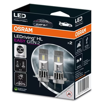 Osram LEDriving HL Easy H7/H18 Gen 2 - Sæt