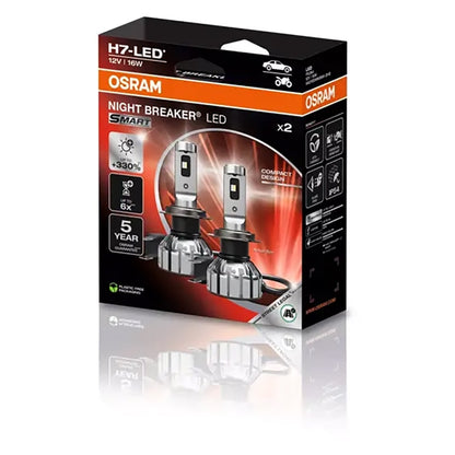 Osram Night Breaker LED Smart H7 forlygtepærer, ECE-godkendt sæt