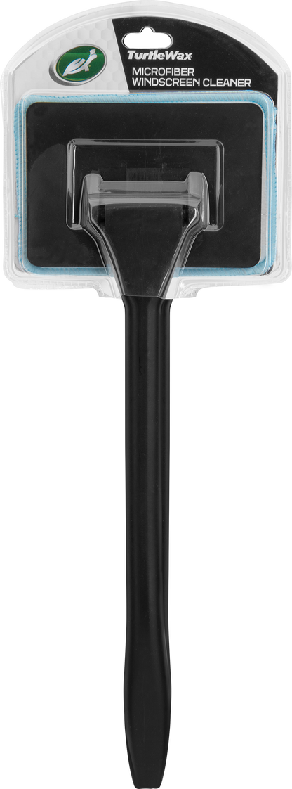Turtle Wax forrude renser med mikrofiberklud i emballage, front view