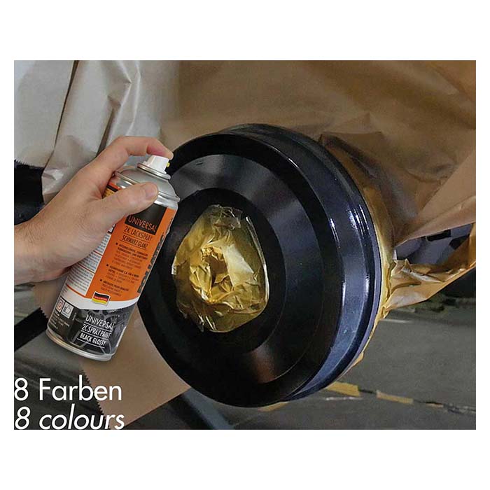 Foliatec 2 komponent Universallak metallisk sølv - 400ml