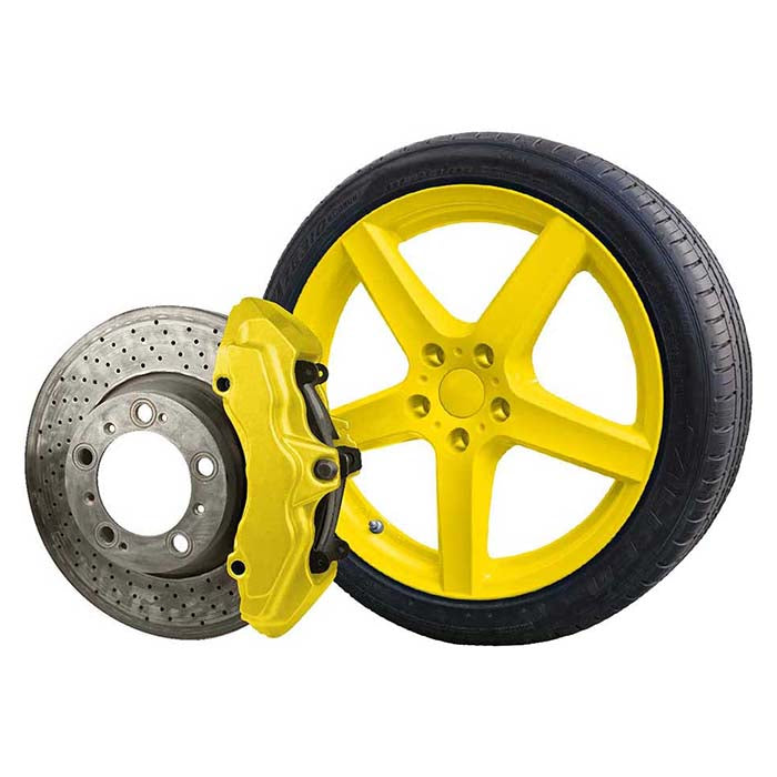 Foliatec 2 komponent Universallak skinnende gul 400ml produktbillede