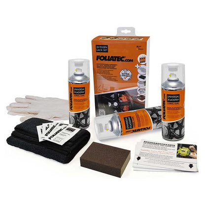 Foliatec fælgmaling kit 2K, blank metallic