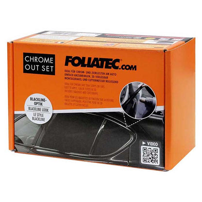 Foliatec Chrome Delete folie sæt mat sort 5cm x 15M