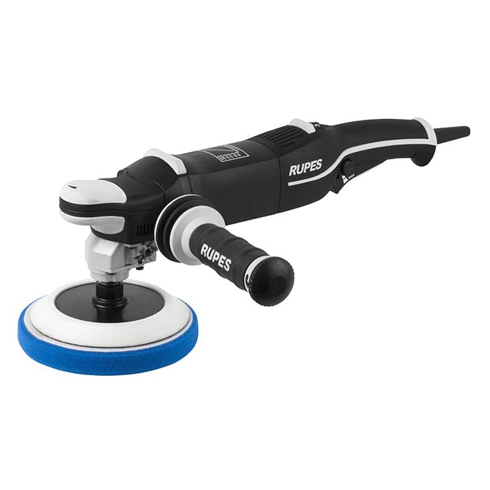 Rupes Angular Polisher LH19E polermaskine med ø125mm bagplade og blå polerpude