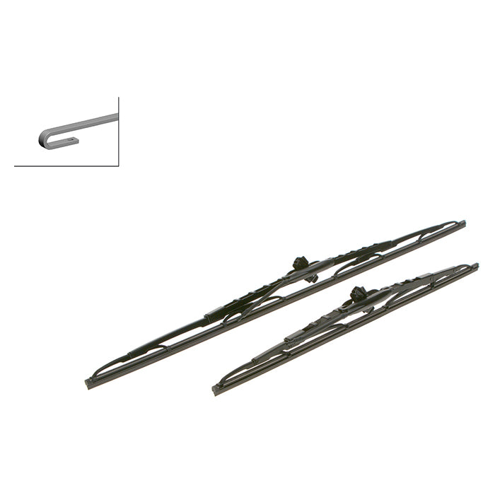 Bosch 651 Twin viskerblade sæt 650 + 450mm