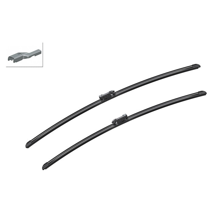 Bosch Aerotwin Flatblade viskerblade sæt A009S med adapter for optimal ydeevne