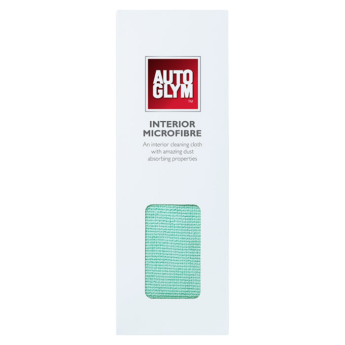 Autoglym Hi-Tec Interiør Mikrofiberklud i hvid emballage med grøn klud