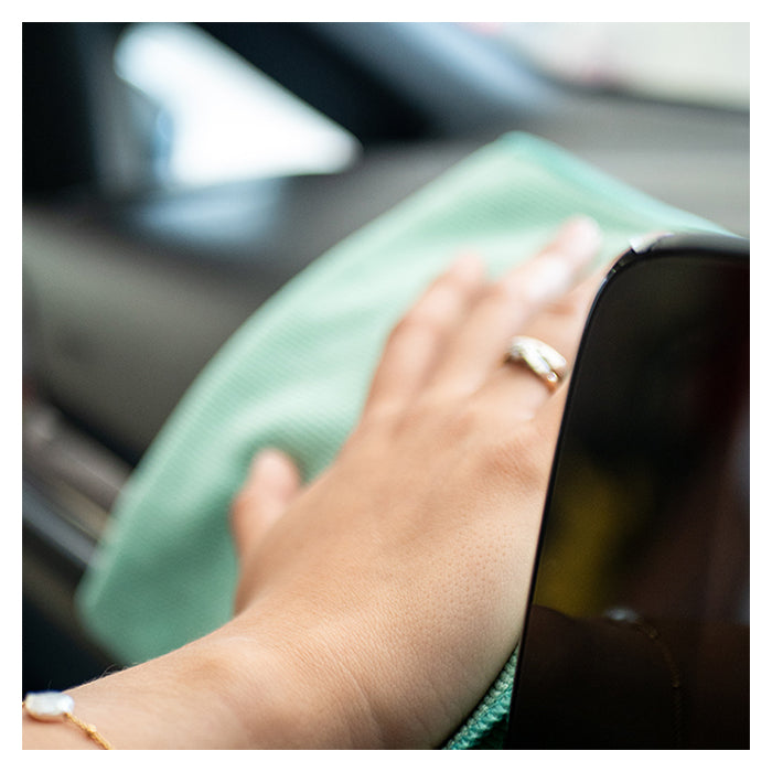 Autoglym Hi-Tec Interior Microfiber Cloth, Green - 40x40cm