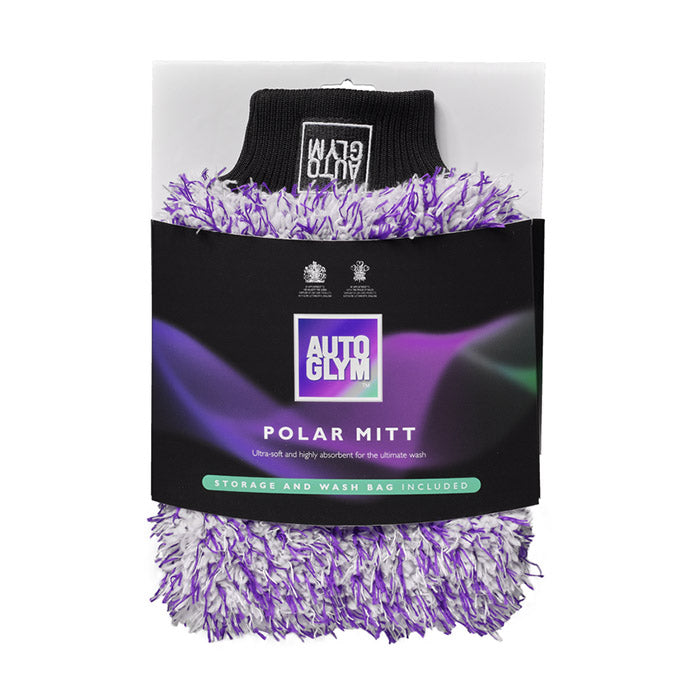 Autoglym Polar Mikrofiber Vaskehandke med opbevaringspose for optimal bilvask
