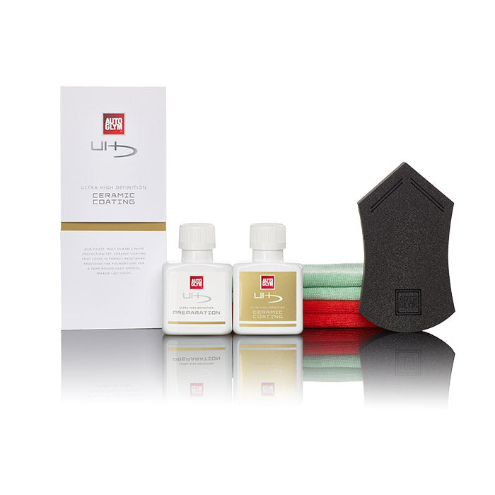 Autoglym UHD Ceramic Coating og Shampoo sæt med plejeprodukter
