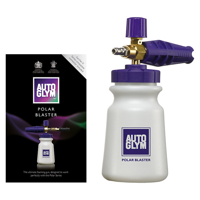 Autoglym Polar Blaster skumlanse med Nilfisk Adapter på hvid baggrund