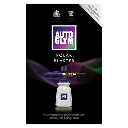 Autoglym Polar Blaster skumlanse med Nilfisk Adapter på dens indpakning
