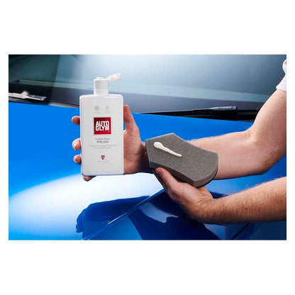 Autoglym Super Resin Polish 500ml med applikator på bilens lak