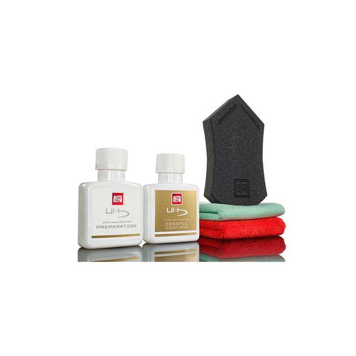 Autoglym Ultra High Definition Ceramic Coating sæt med væsker, svamp og klude