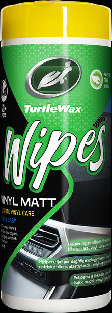 Vinyl Matt Wipes - 40stk